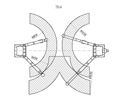 TS-4 Подъемник 2-хст., г/п 4 т, проставки, прямые лапы